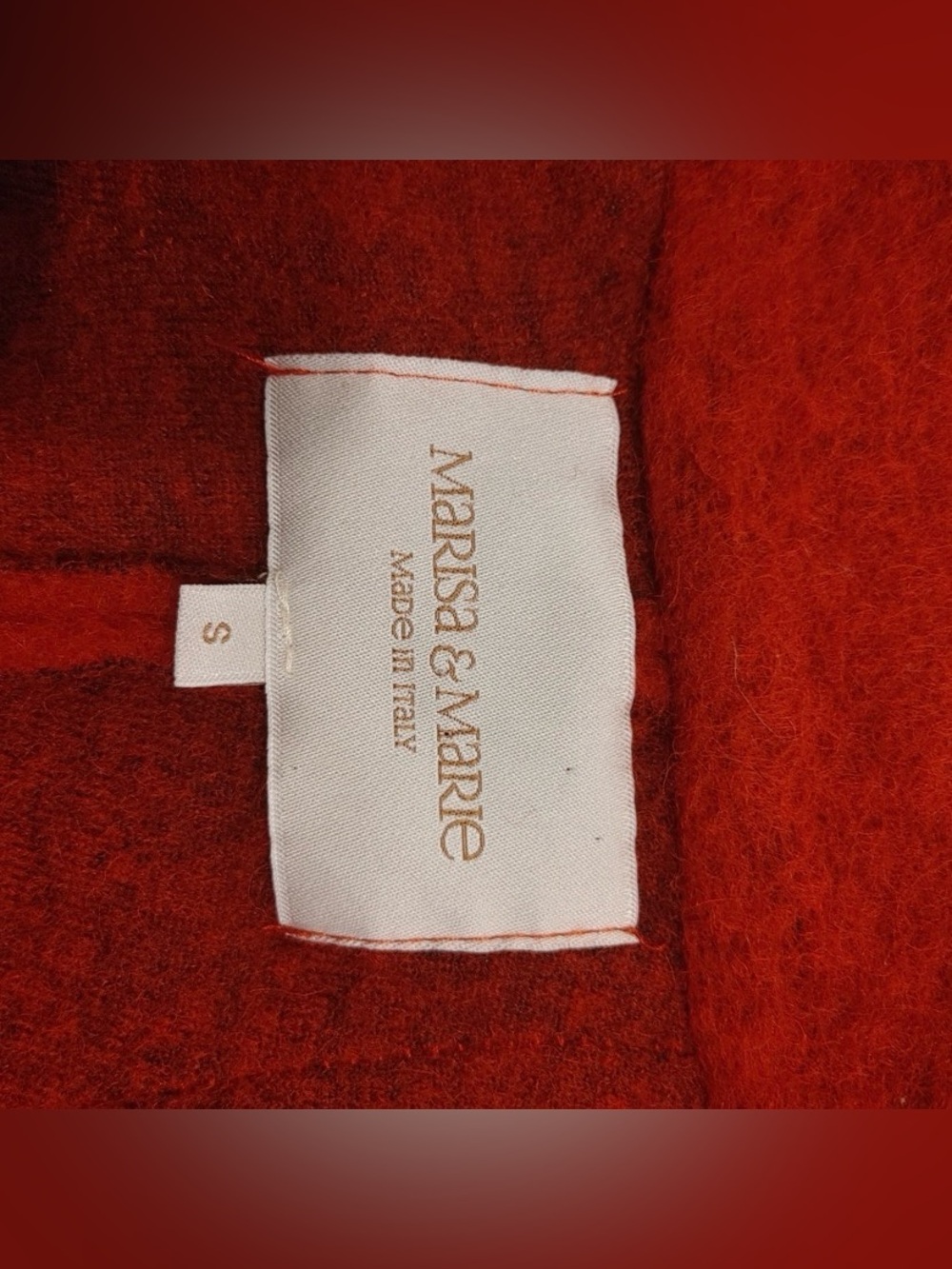 Chic Red Italian Blazer - Picture 7 of 8